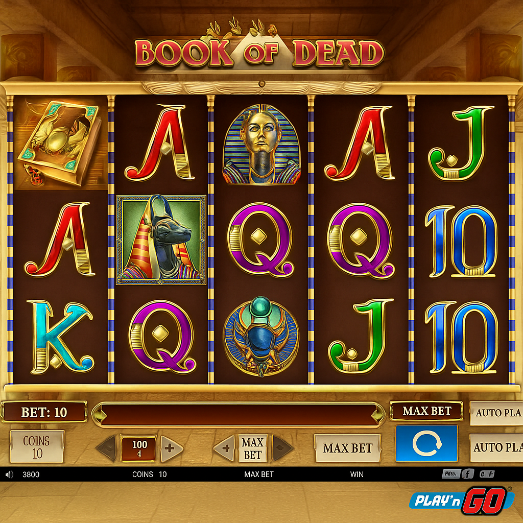 MonacoBet - Book of Dead Slot Game