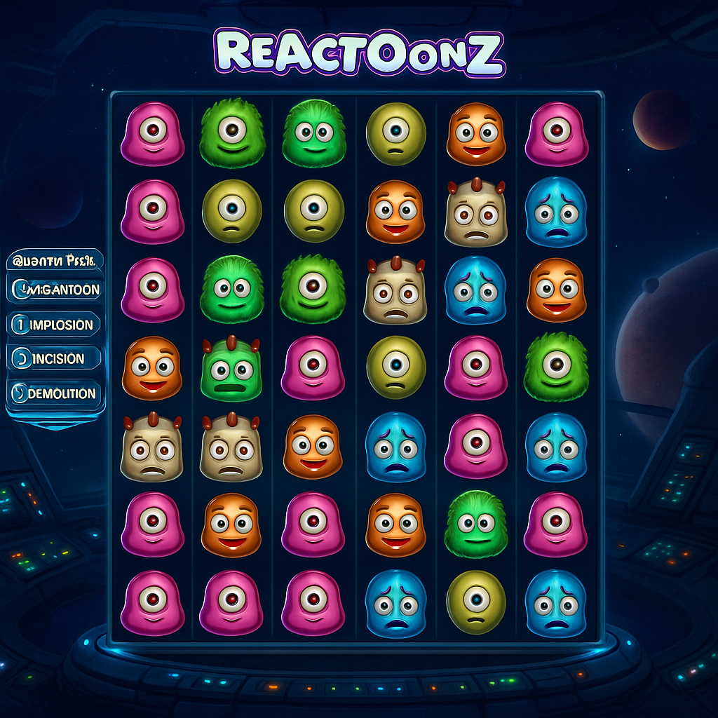 MonacoBet - Reactoonz Slot Game